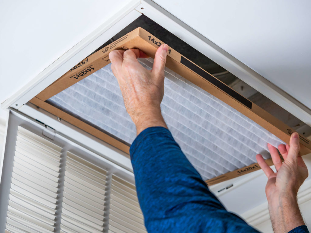 air filter replacement for improved indoor air quality