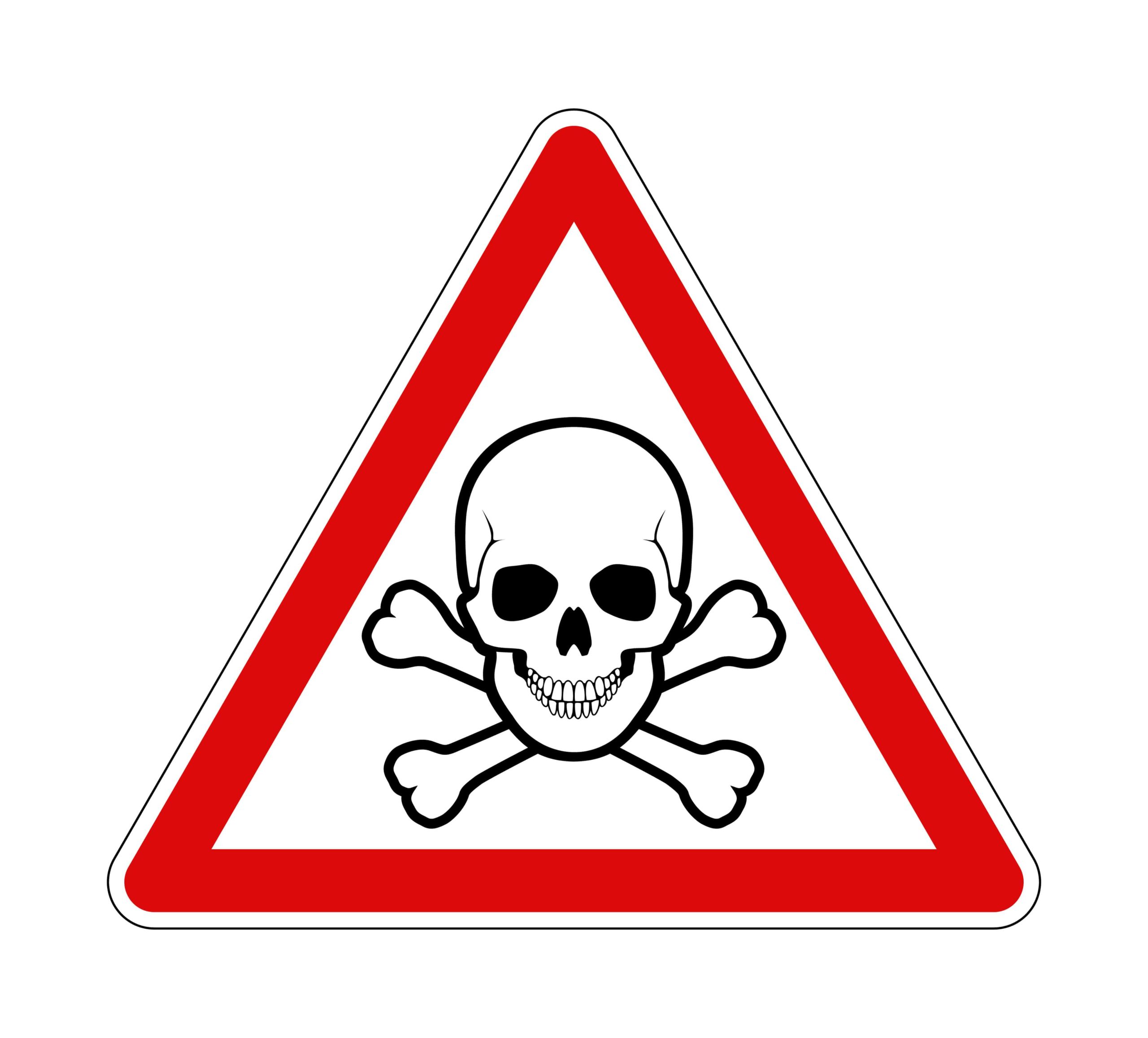 Danger symbol for safety issues