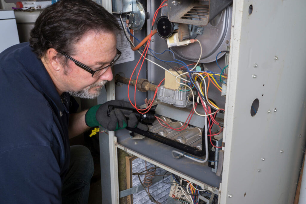 photo of furnace installation specialist